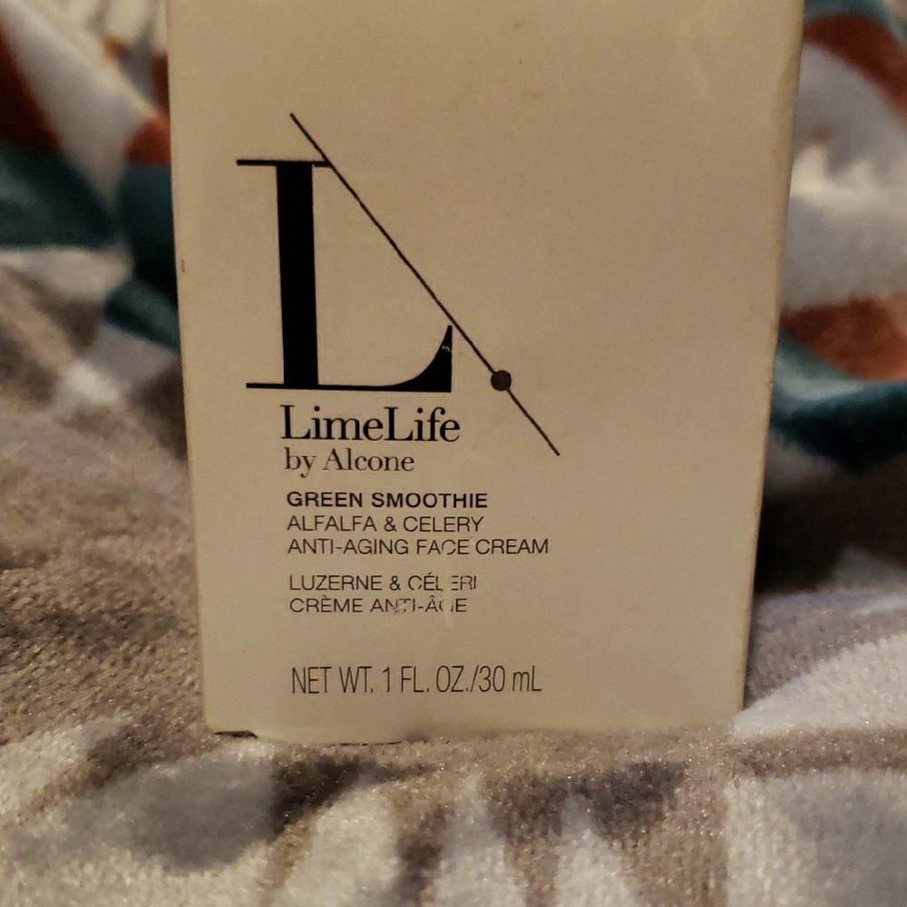 Green and White Moisturizer Skincare